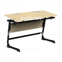 Стол ученический 2-местный регулируемый по высоте и наклону «L 50x30» в Воронеже
